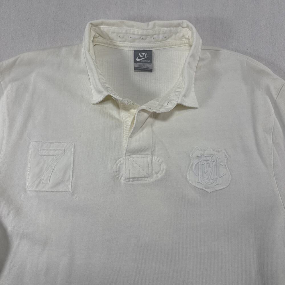 Manchester United Rugby Polo Short Sleeve Shirt Nike Sportswear Jersey Sz XL #7